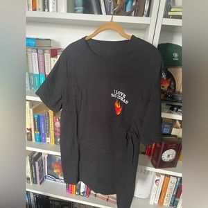 Try Guys I Love Bad Ideas Black Tee- Unisex size Medium